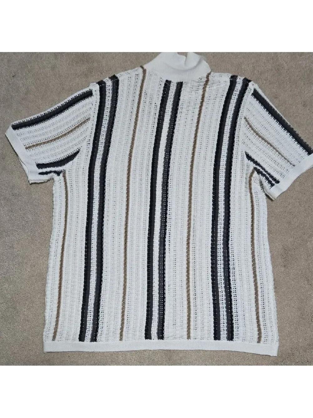 Striped Short Sleeve Men's Shirt